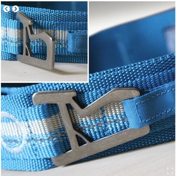 Kurgo Size M RSG Dog Collar Blue Reflective Secure Buckle Closure Comfort New - Picture 6 of 7
